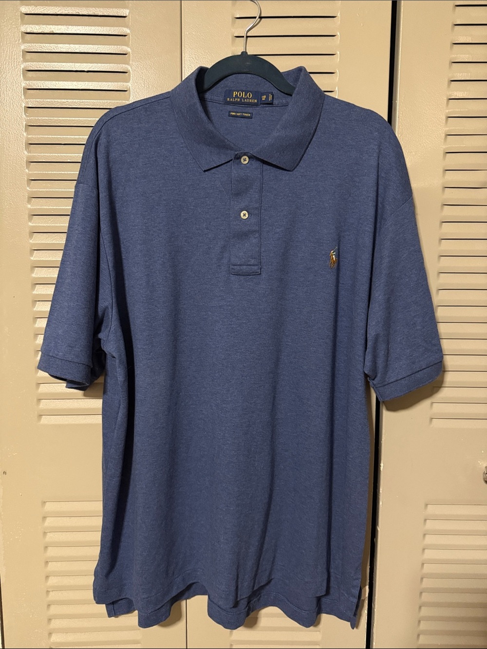 POLO RALPH LAUREN SHORT SLEEVE CLASSIC FIT SOFT TOUCH PIMA COTTON POLO SHIRT 1XB